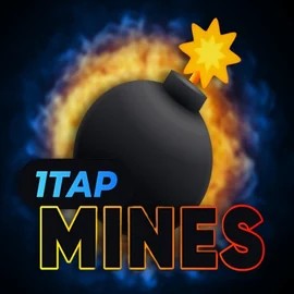 1Tap Mines slot logo by Turbo Games at Big Lucky Casino