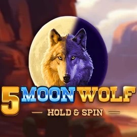 Slots logo of 5 Moon Wolf from Apparat Gaming at Big Lucky Casino