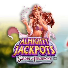 Almighty Jackpots: Garden of Persephone by Novomatic, showcased at big-luckycasino.org – game logo