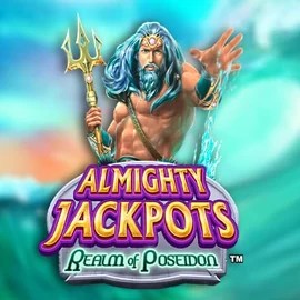 Almighty Jackpots – Realm of Poseidon game by Novomatic – logo hosted on Big Lucky Casino