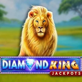 Diamond King Jackpots online game logo by SpinPlay Games on big-luckycasino.org