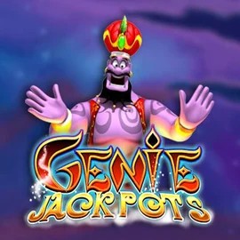Genie Jackpots game by Blueprint Gaming – logo hosted on Big Lucky Casino