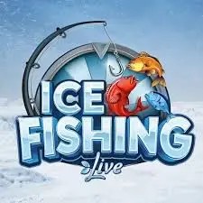 Enjoy Ice Fishing Live by Evolution – logo hosted on big-luckycasino.org