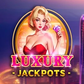 Luxury Jackpots slot logo by Triple Cherry at Big Lucky Casino