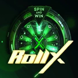 Roll X slot logo by SmartSoft at Big Lucky Casino