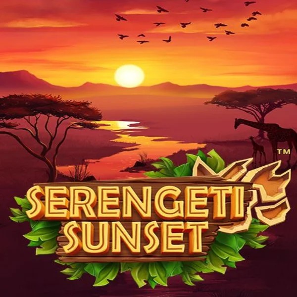Serengeti Sunset online game logo by Skywind Group on big-luckycasino.org