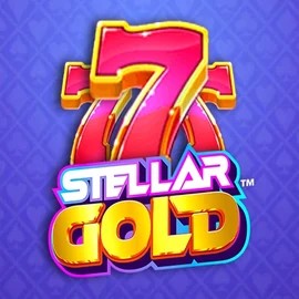 Stellar Gold by Snowborn Games, showcased at big-luckycasino.org – game logo