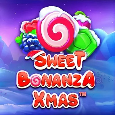Sweet Bonanza Xmas Slot by Pragmatic Play, showcased at big-luckycasino.org – game logo