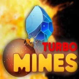 Turbo Mines online game logo by Turbo Games on big-luckycasino.org